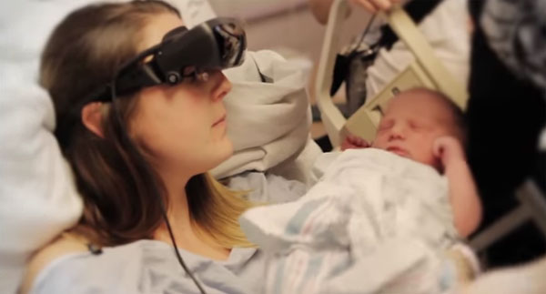 Picture 1 of Video: The first time a blind mother saw her son for the first time