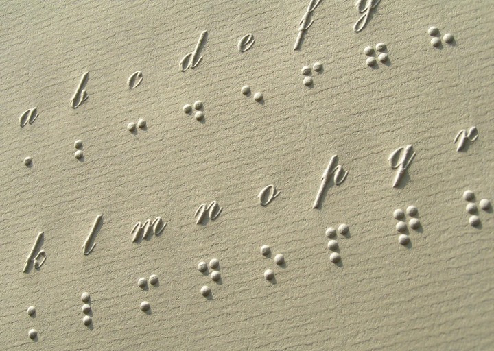 Picture 1 of Video: The process of creating a Braille system for the blind