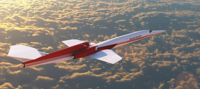 Picture 1 of Video: The supersonic jet commercial aircraft is about to be released