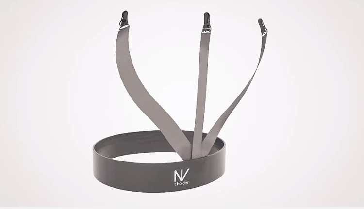 Picture 1 of Video: The upside-down brace helps neatly-dressed men