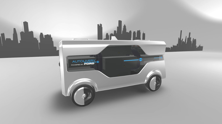 Picture 1 of Video: Truck deliveries automatically by unmanned aircraft