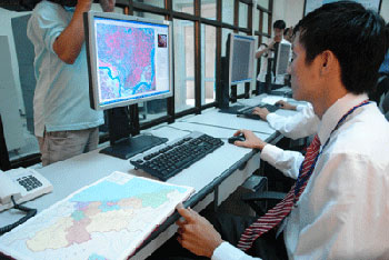 Picture 3 of Vietnam has the first ENVISAT satellite image receiving station in Asia