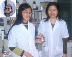Vietnam: Synthesis of 2.5 grams of oseltamivir images 1