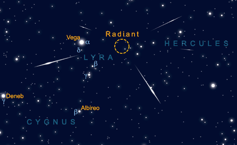 Picture 1 of Vietnam welcomes Lyrids meteor shower