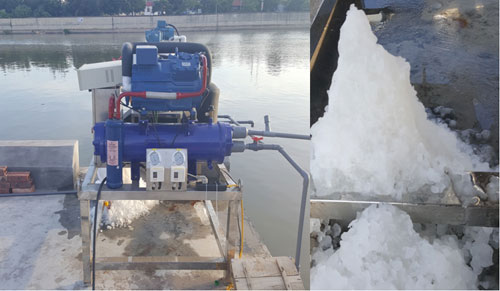 Picture 1 of Vietnamese scientists create devices to turn seawater into snow ice
