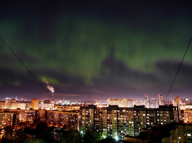 Picture 9 of Virtual aurora phenomenon in Russia