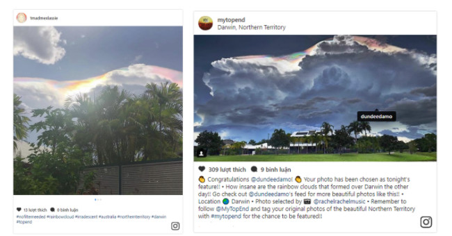 Picture 2 of Virtual clouds appear suddenly in the sky of Australia