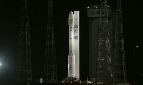 Picture 1 of VNREDSAT-1 will be launched in the morning of May 7