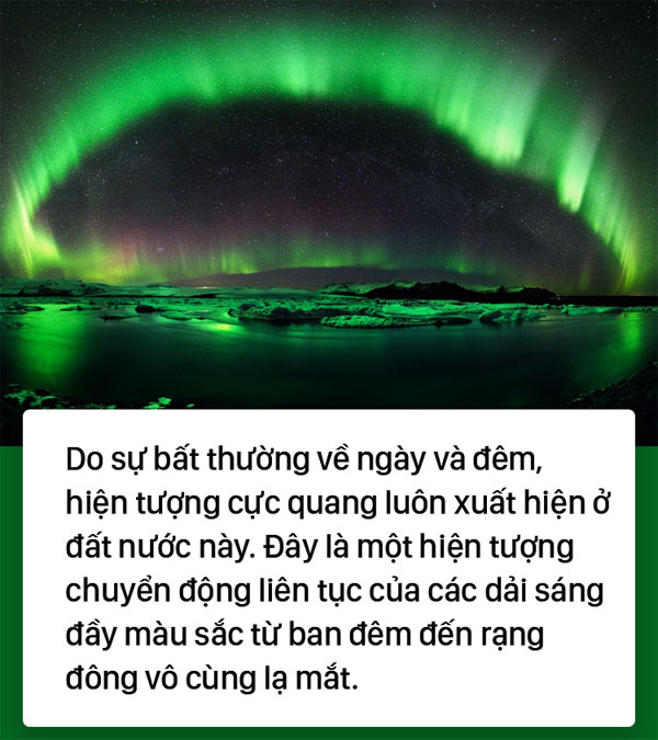 Picture 3 of Want to see the sun all day without diving, go to Iceland!