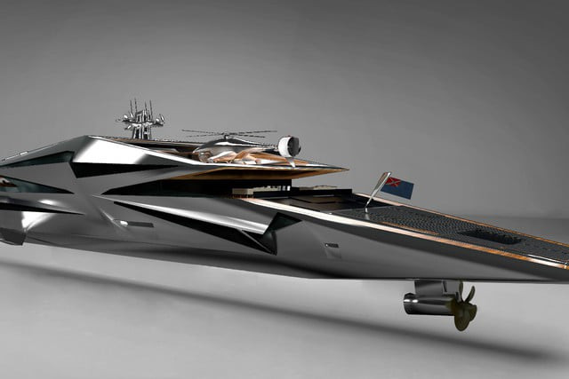 Picture 6 of Watch the giant superyacht like stepping out of sci-fi movies