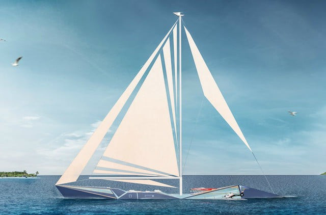 Picture 8 of Watch the giant superyacht like stepping out of sci-fi movies