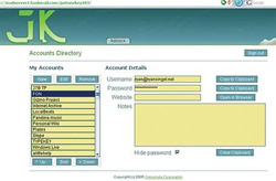 Picture 2 of Web hosting tools and online passwords