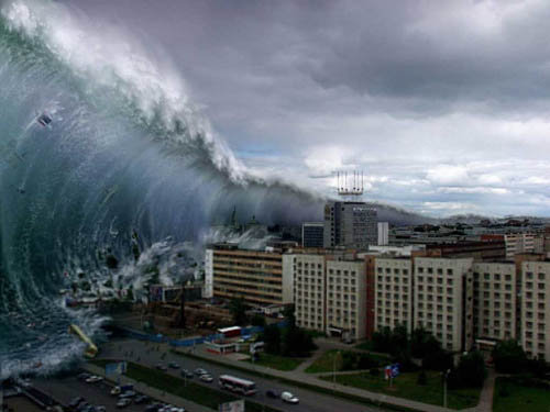 Picture 2 of What causes earthquakes and tsunamis?