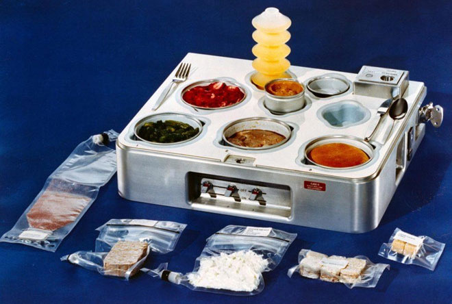 Picture 2 of What do astronauts eat out of space?