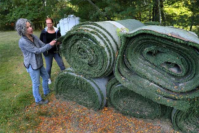 Picture 2 of What do people do with discarded artificial grass?