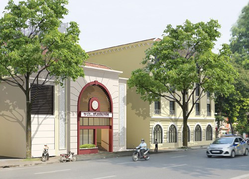 Picture 5 of What does the first subway station look like at Ho Guom Lake?