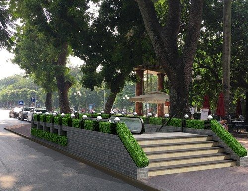 Picture 7 of What does the first subway station look like at Ho Guom Lake?