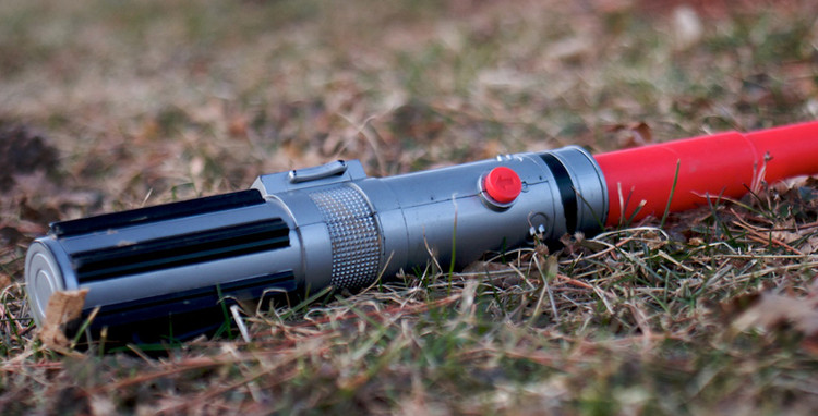 Picture 1 of What happens when dueling with lightsaber light swords?