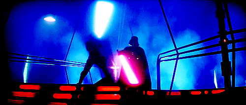 Picture 4 of What happens when dueling with lightsaber light swords?