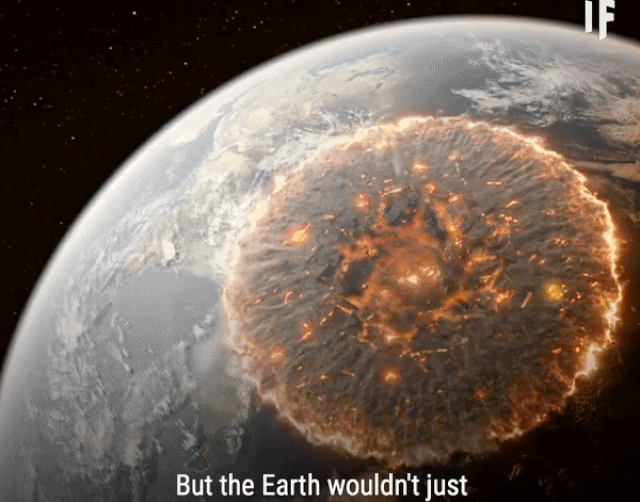 Picture 5 of What if a black-sized black hole attacked the Earth?