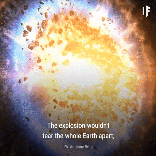 Picture 8 of What if a black-sized black hole attacked the Earth?