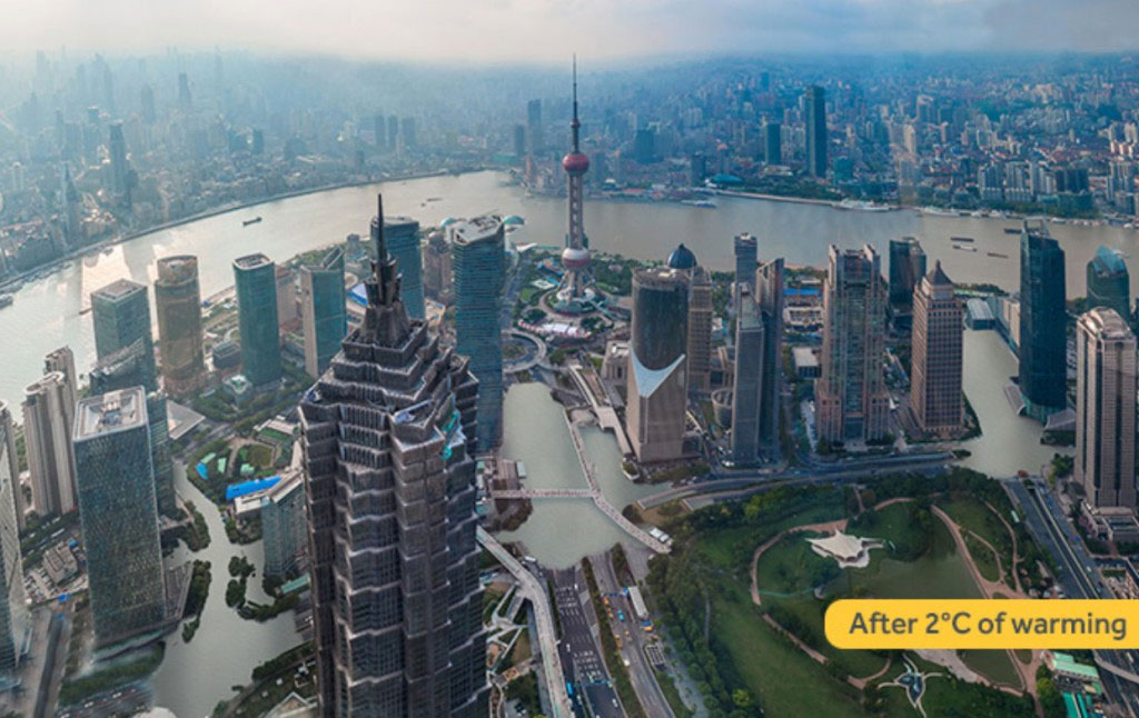 Picture 1 of What if cities rise to 4 degrees Celsius?