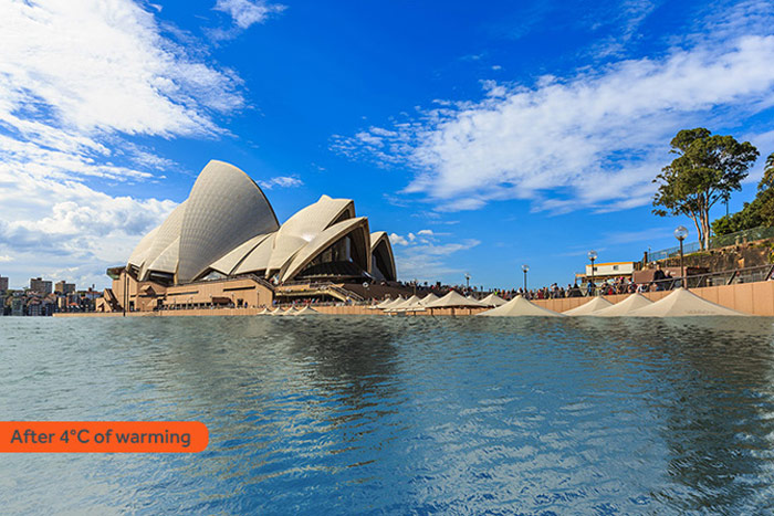 Picture 14 of What if cities rise to 4 degrees Celsius?