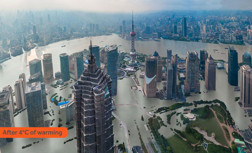 Picture 2 of What if cities rise to 4 degrees Celsius?
