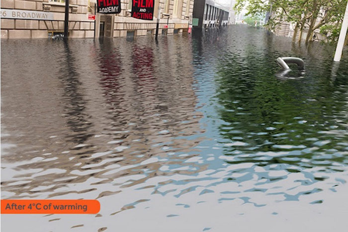Picture 4 of What if cities rise to 4 degrees Celsius?