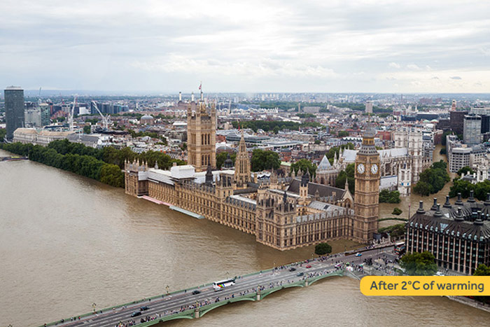 Picture 7 of What if cities rise to 4 degrees Celsius?