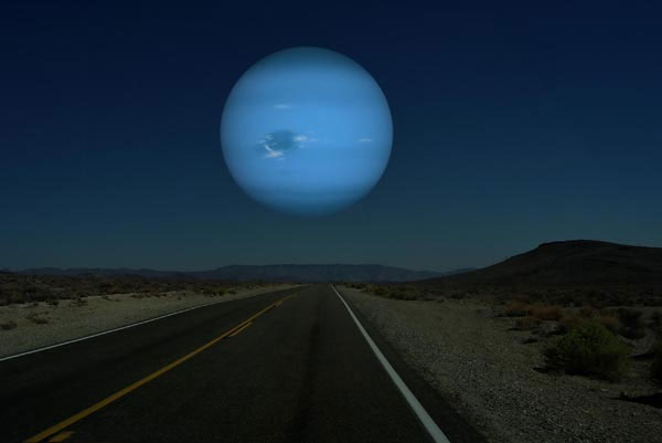 Picture 5 of What will the sky look like if the Moon is replaced?