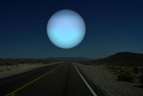 Picture 6 of What will the sky look like if the Moon is replaced?