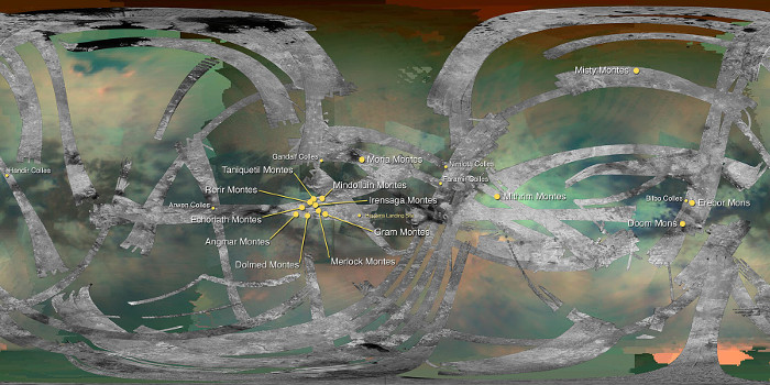 Picture 2 of What's interesting at the highest peak of Moon Titan?