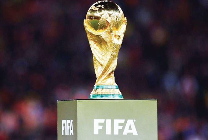 is world cup made up of gold