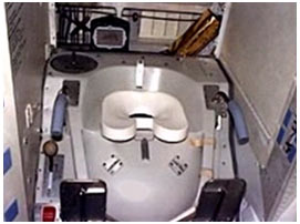 Picture 1 of What's strange about the toilet on the spaceship?