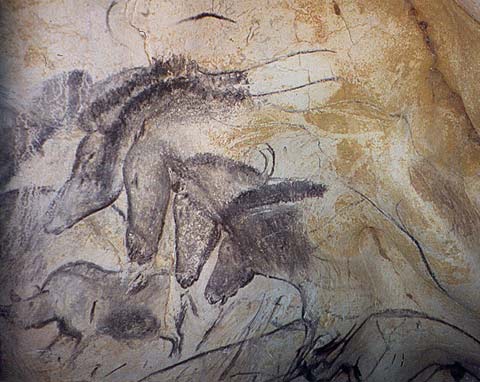 When did cave paintings appear? images 2