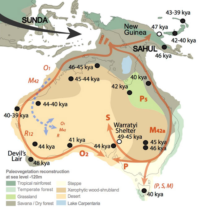 Picture 2 of When did the first Aboriginal people arrive in Australia?
