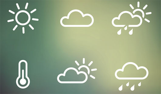 Picture 3 of Who designed the modern weather forecast icons?
