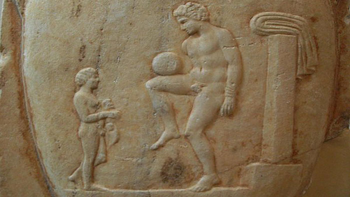 Picture 1 of Who invented the round ball?