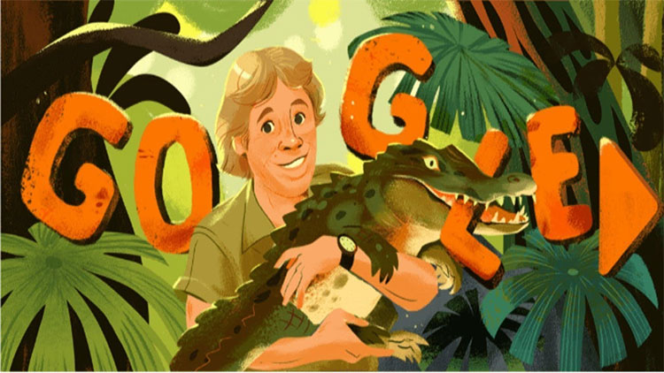 Picture 1 of Who is Steve Irwin who is celebrating his 57th birthday by Google?