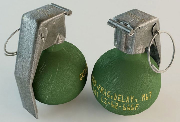 Picture 3 of Why are old grenades grooved while some are completely sleek?