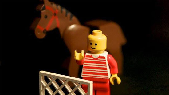 Picture 1 of Why do Lego toys have holes in their heads?