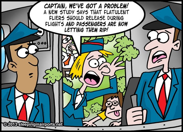 Picture 2 of Why do we often 'fart' more when we fly?