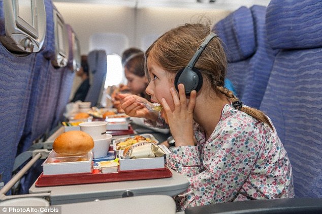 Picture 1 of Why does the food on the plane taste tasteless?