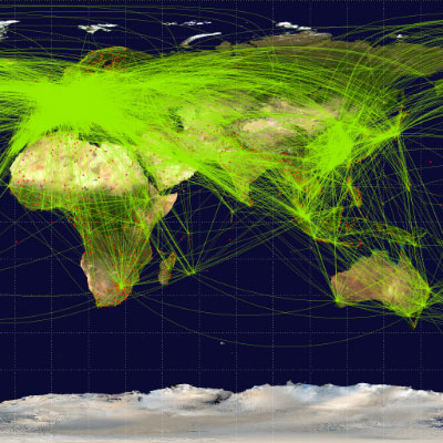Picture 2 of Why does the plane never fly in a straight line?