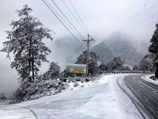 Picture 6 of Why is unusual snowfall in Vietnam, Egypt and the Middle East?