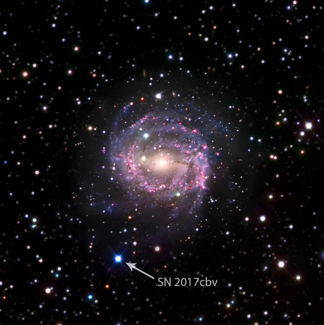 Picture 1 of Witness the supernova explosion that seems to be only in sci-fi movies