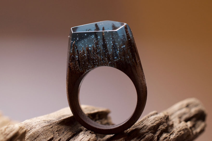 Picture 14 of Wooden rings collect the world inside