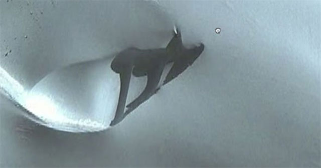 Glaciers melt to reveal mysterious objects