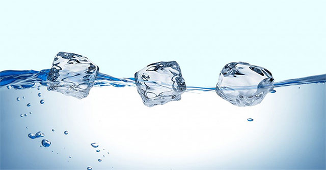 Why is ice solid but floating?